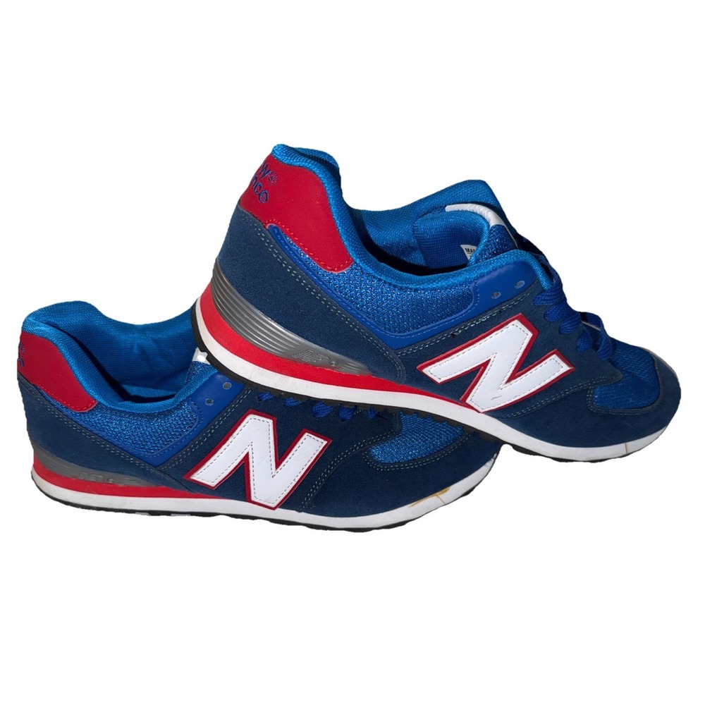 New Balance 574 Blue Sneakers Shoes Mens Size 9